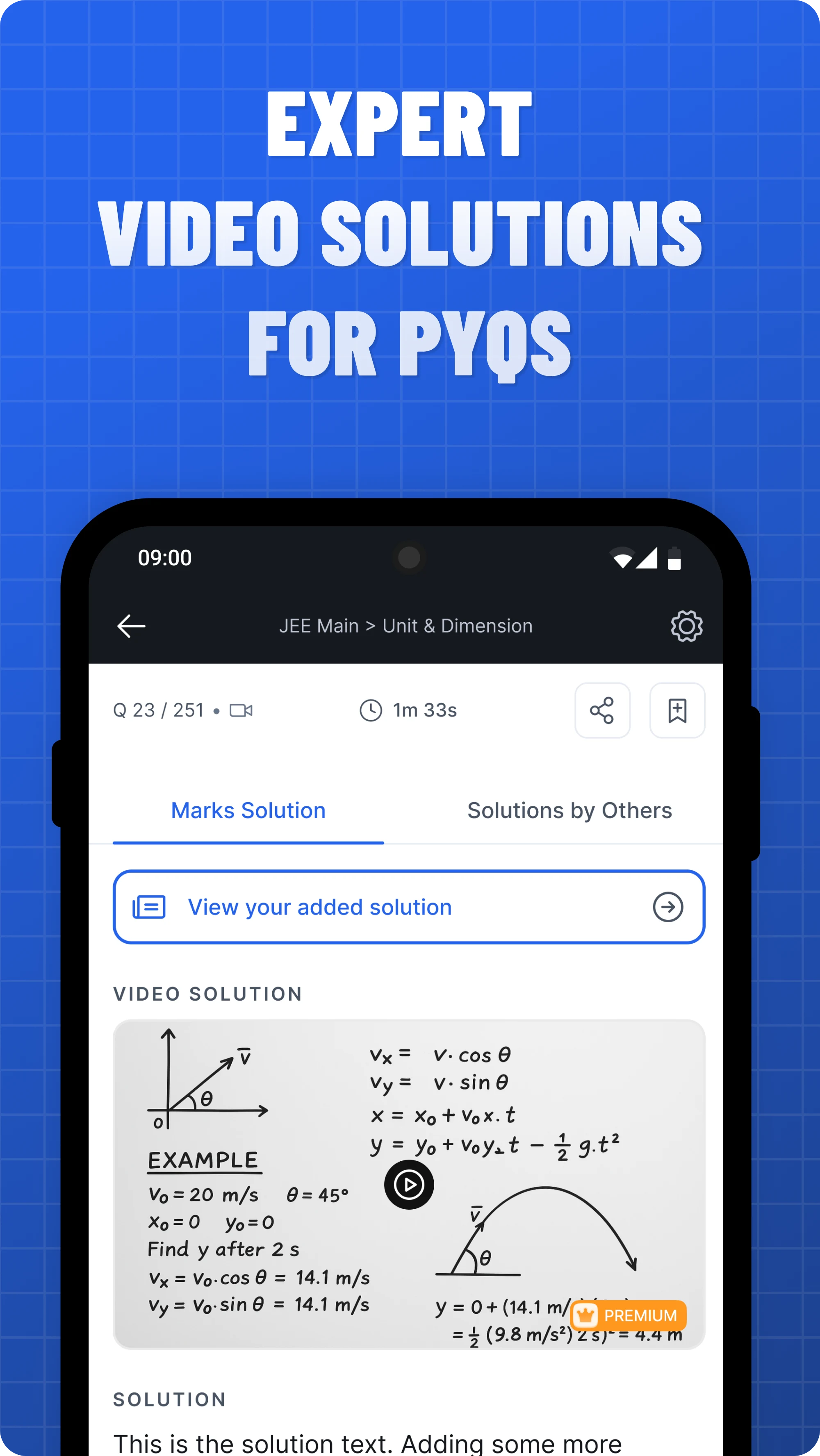 MARKS: IIT JEE & NEET Prep App screenshot